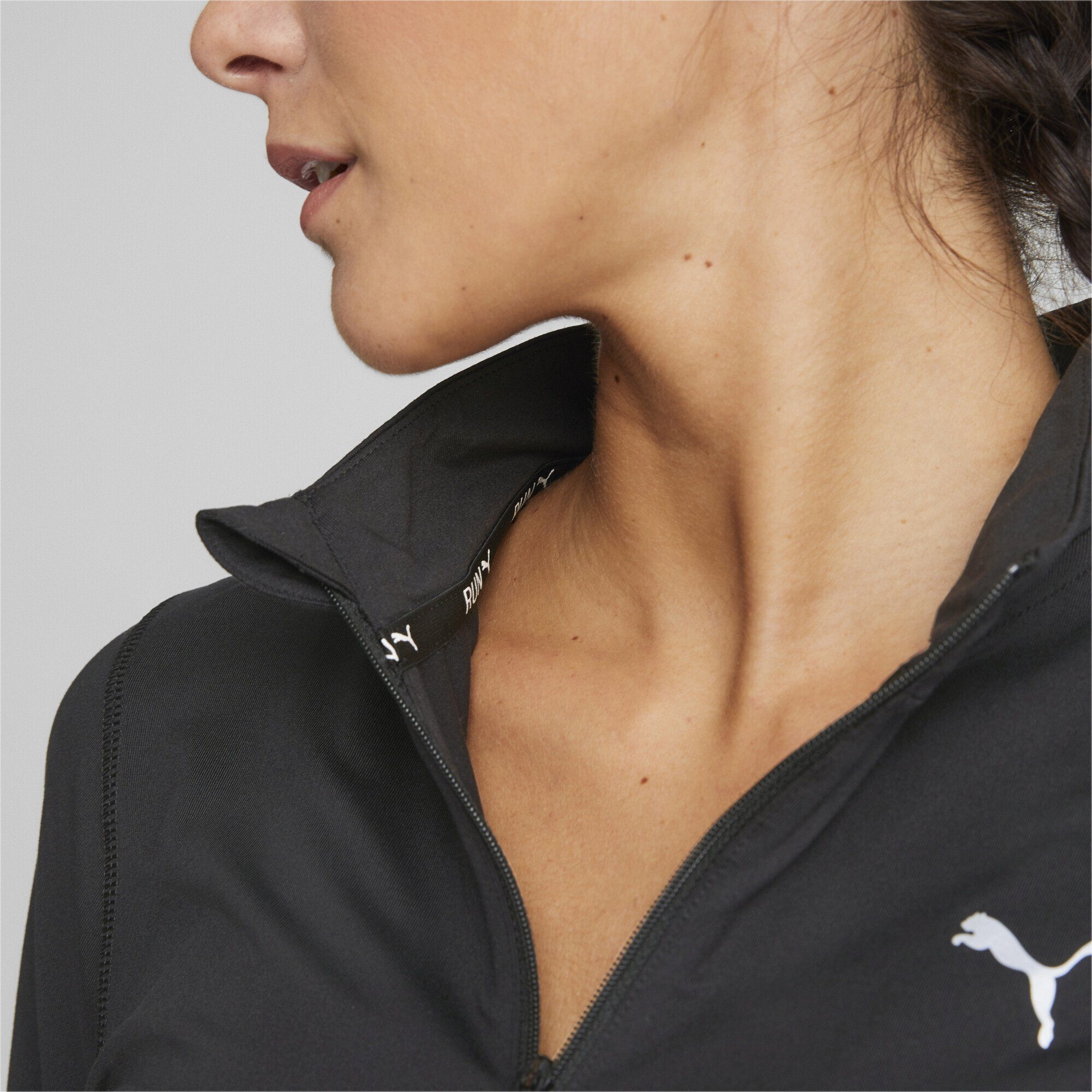 PUMA Trainingspullover Run Favourite Lauftop mit Viertelreißverschluss Damen