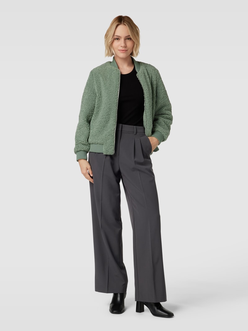 Bomberjacke mit Reißverschluss in mint