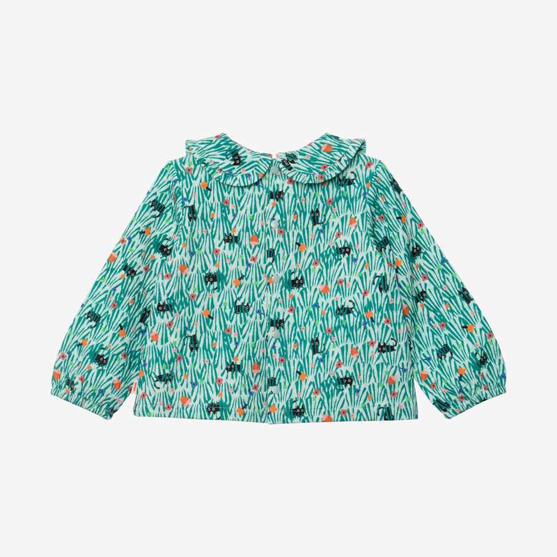 Blouse fille floral-chat Catimini