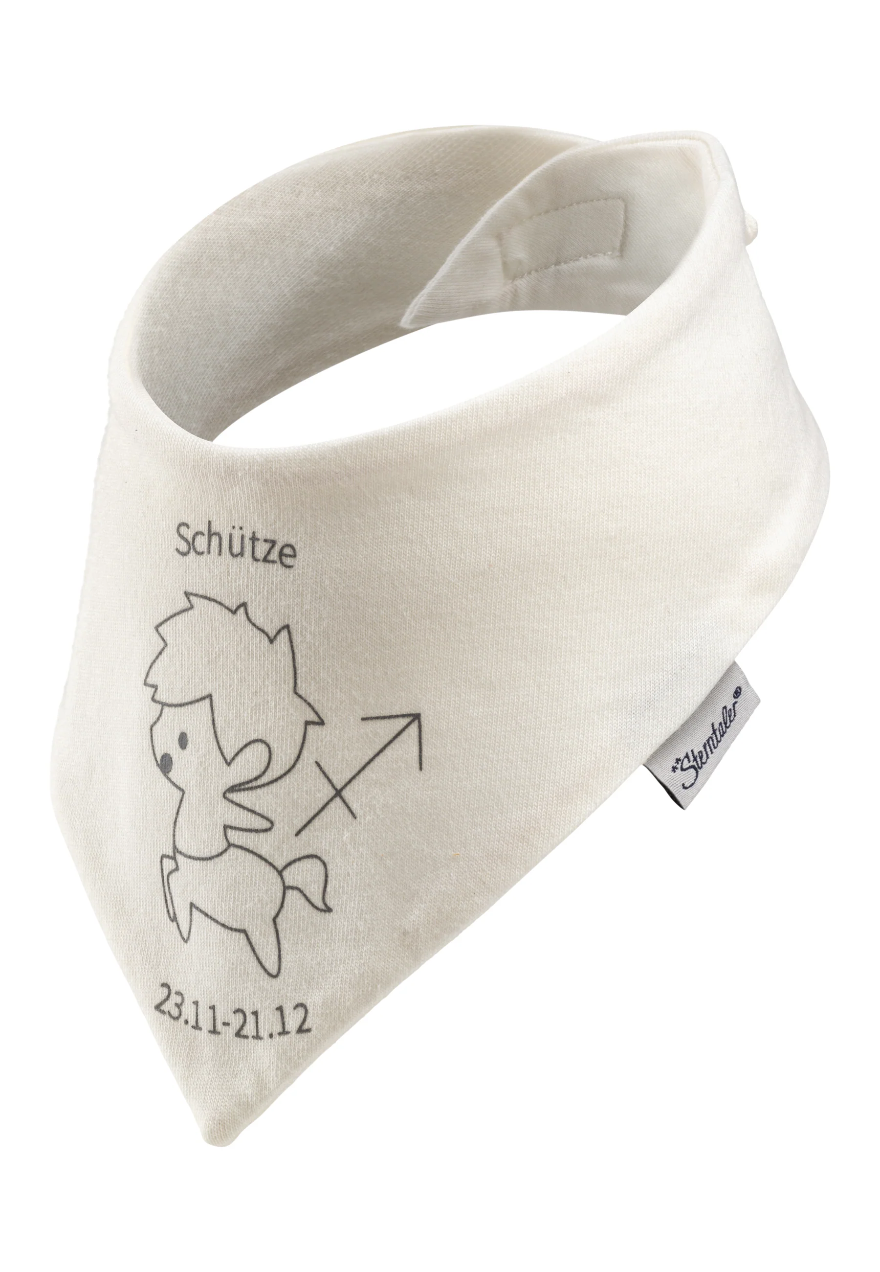 Halstuch mit Klettverschluss und Sternzeichen Motiv