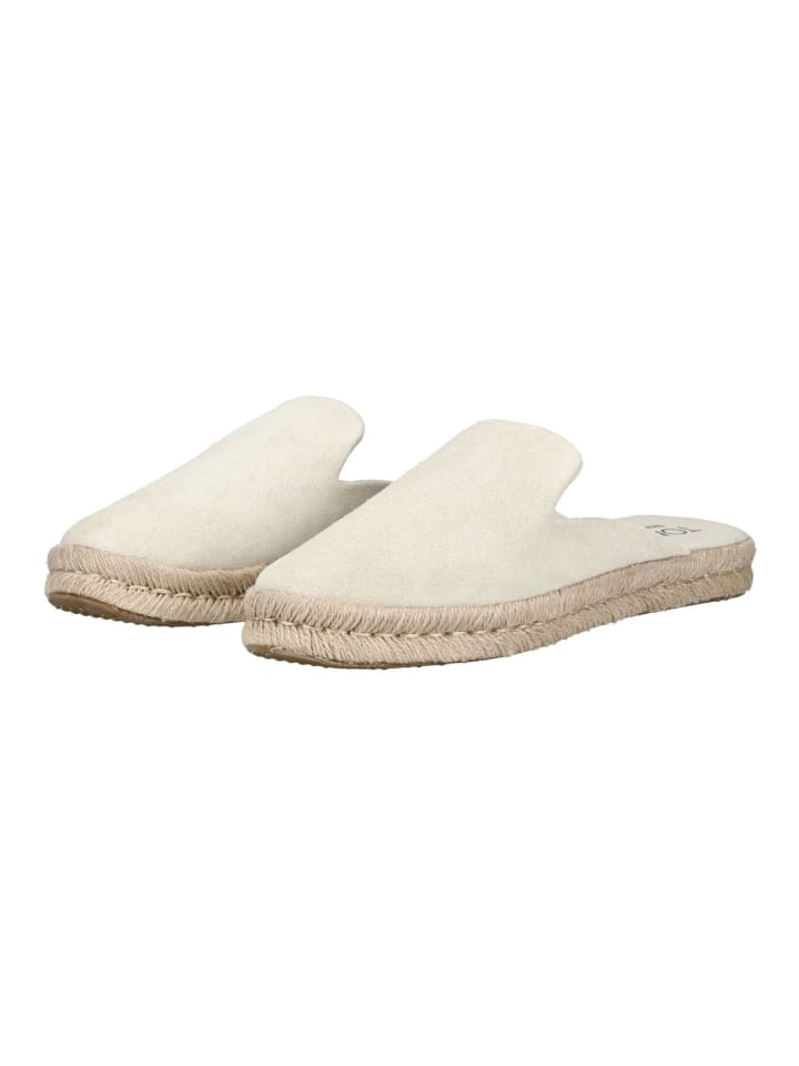 TOMS Pantoletten in Natural günstig kaufen