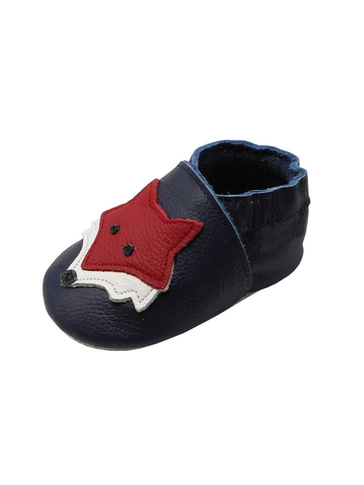 Yalion Leder-Krabbelschuhe 