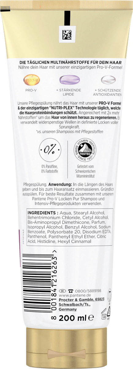 Conditioner Vita Glow Locken Pur, 200 ml
