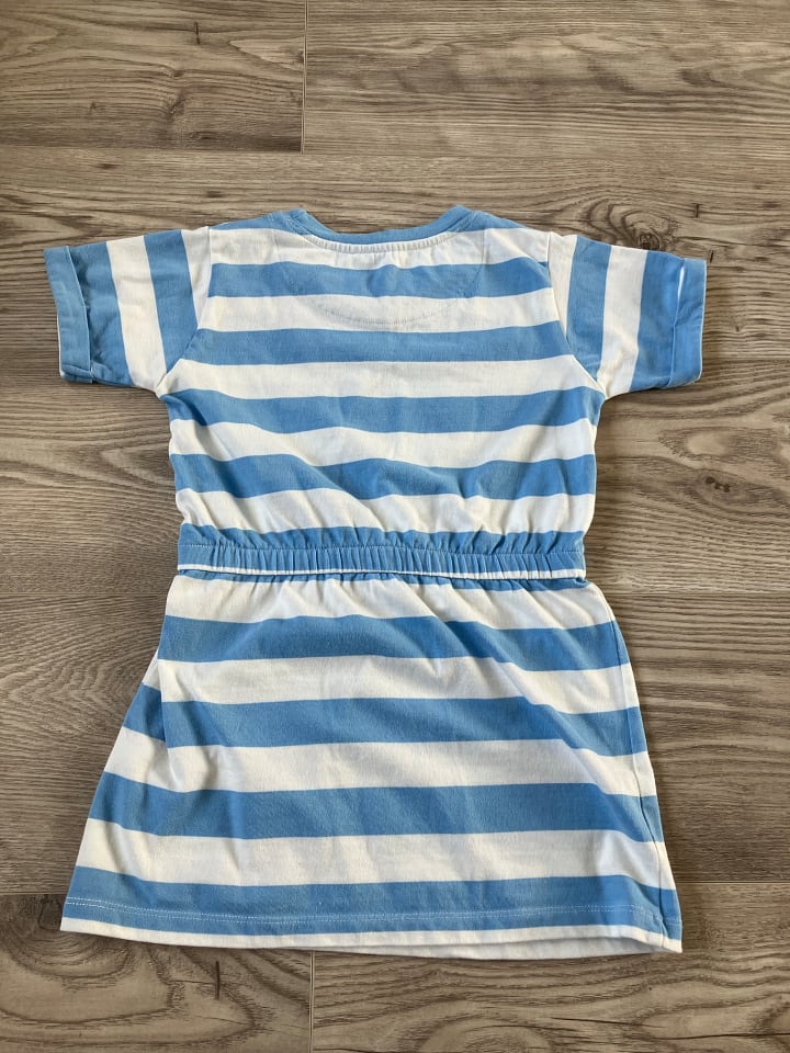 Marc O'Polo Junior Kleid in Blau/ Weiß günstig kaufen 116/122