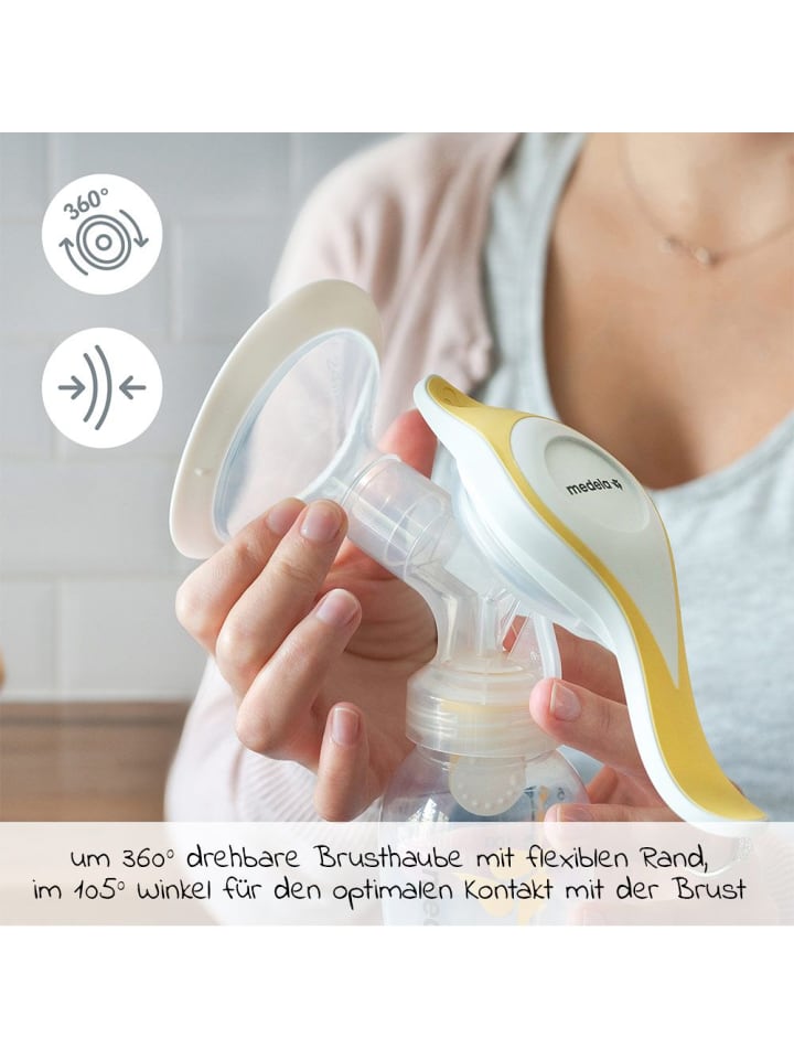Medela Hand-Milchpumpe Harmony Flex in gelb günstig kaufen onesize