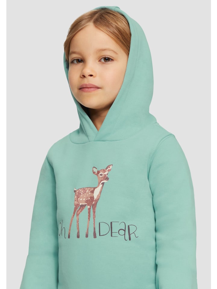 s.Oliver Sweatshirt langarm in Türkis günstig kaufen