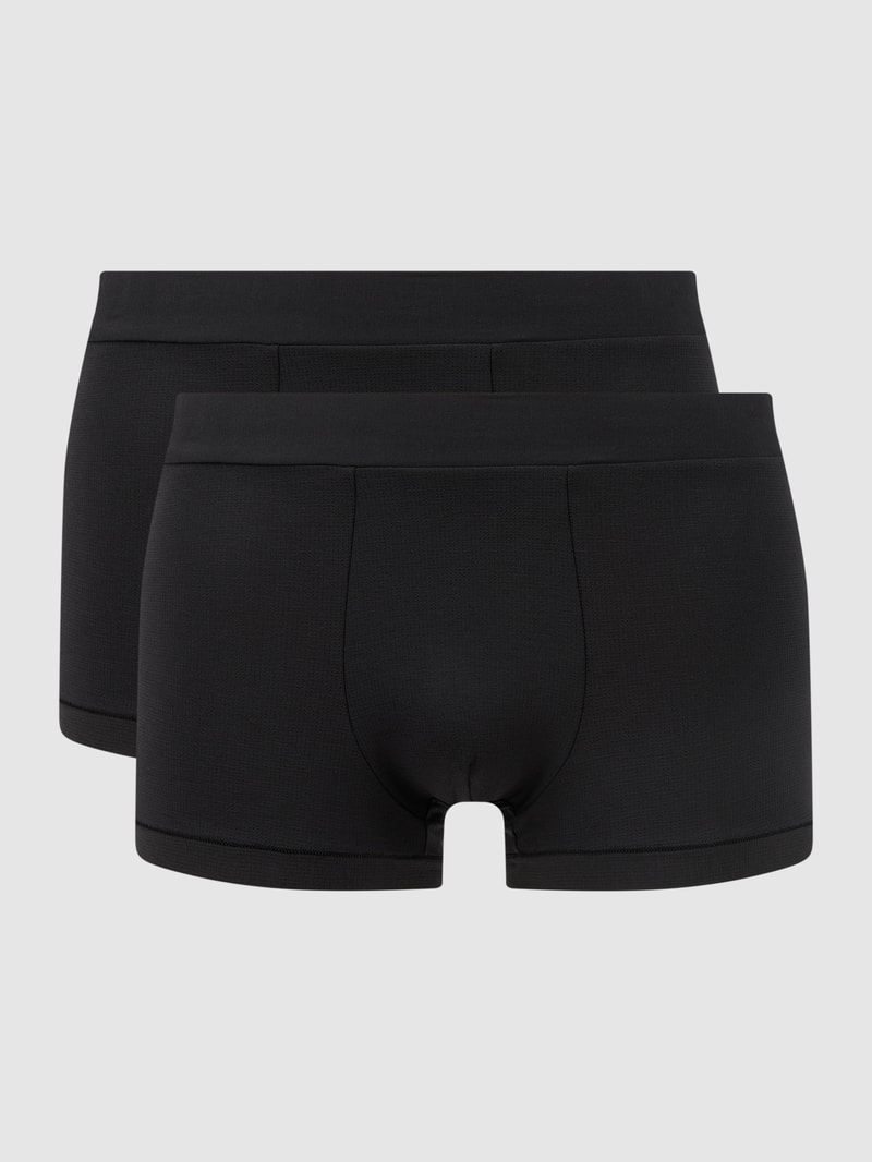 Trunks mit Stretch-Anteil im 2er-Pack in schwarz