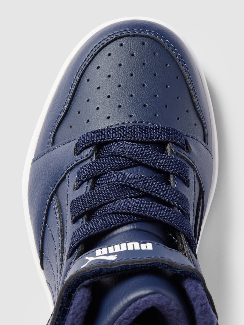 High Top Sneaker mit Label-Details Modell 'Rebound V6 Mid' in marineblau