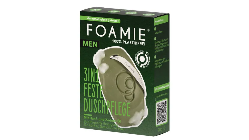 FOAMIE Feste Duschpflege Men De-Stress 90 g