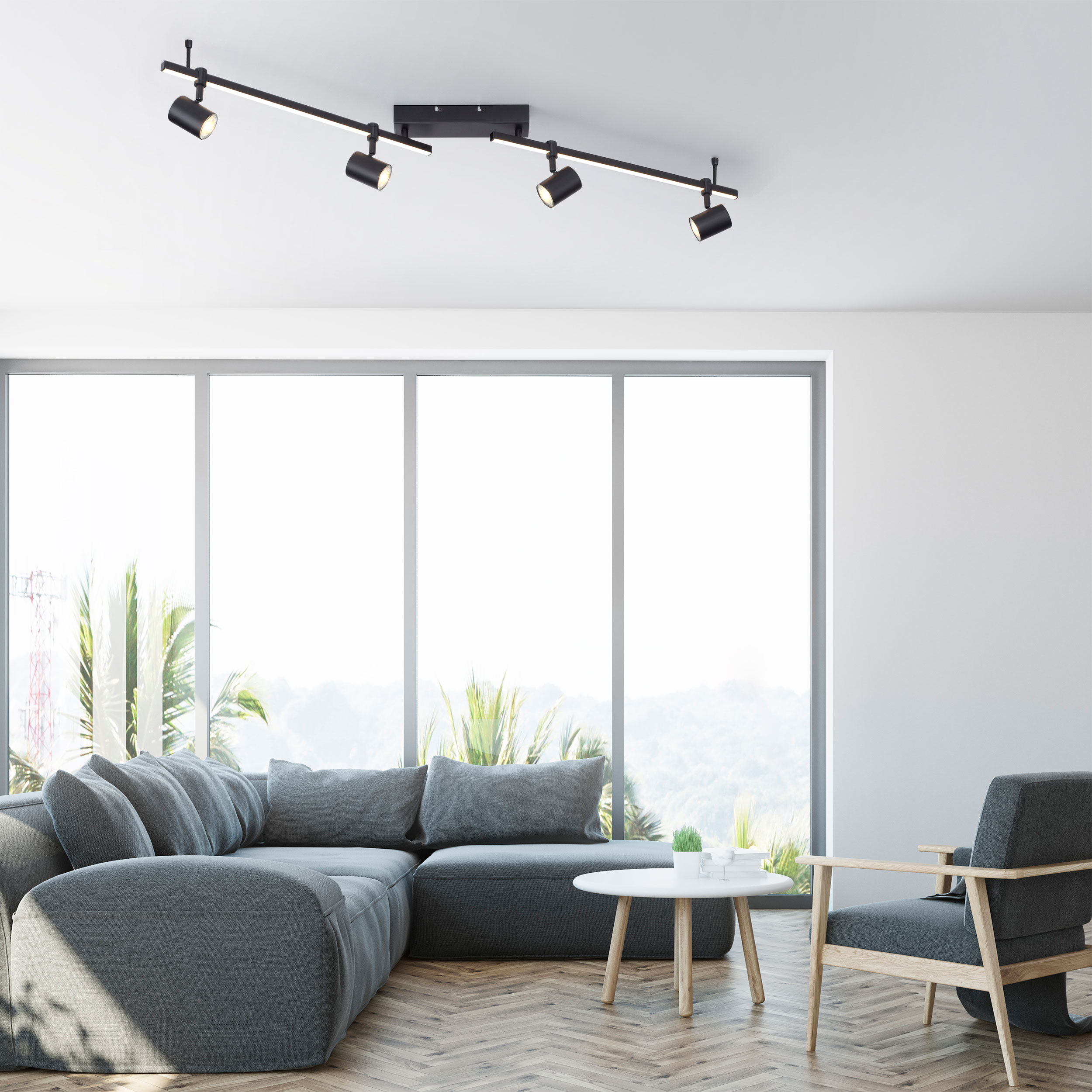 Paul NeuhausLED-Deckenleuchte 4flg