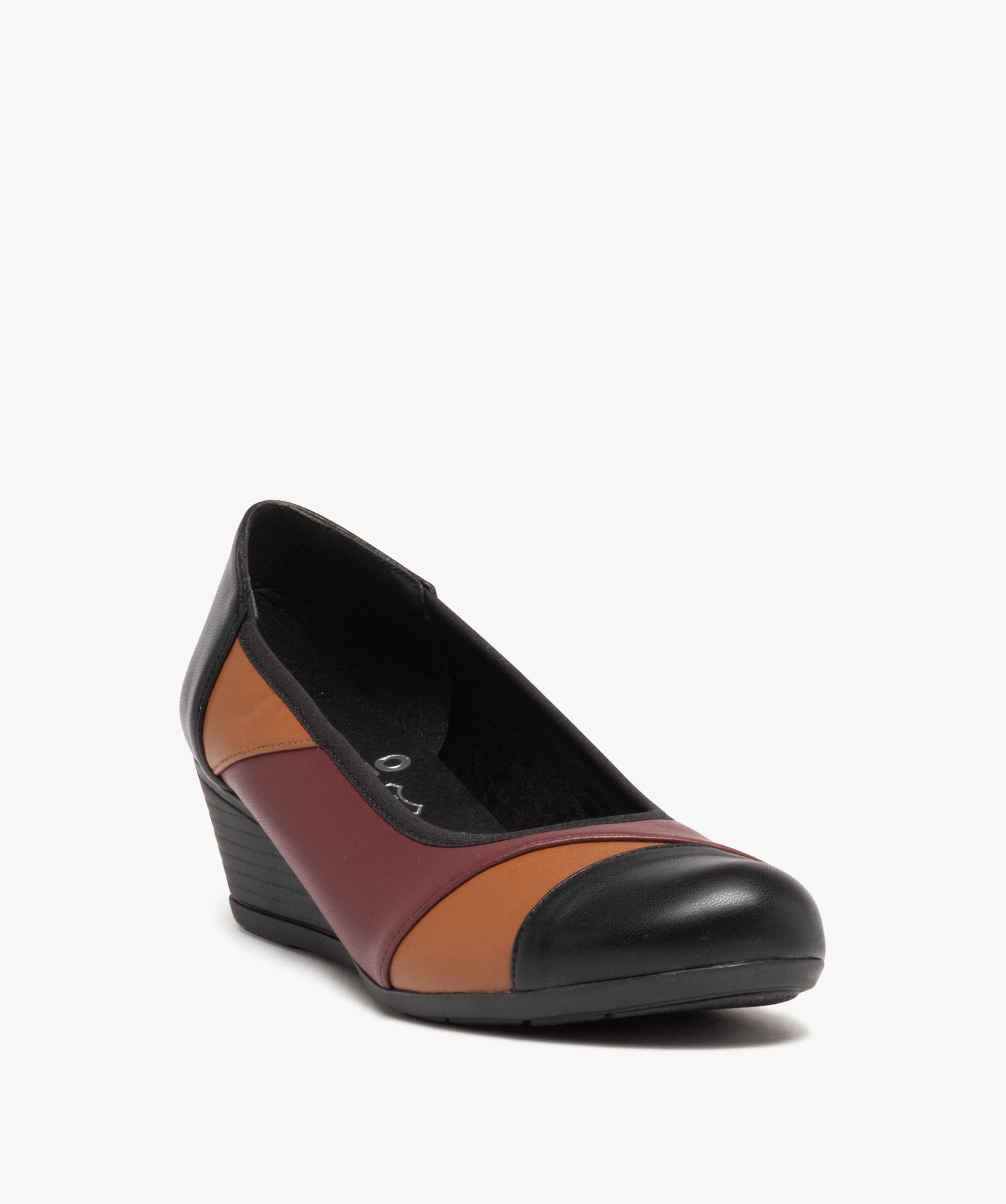 Escarpin confort multicolore avec petit talon femme multicolore | GEMO