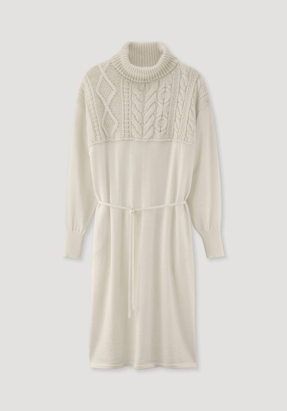 WUNDERKIND X HESSNATUR Strickkleid aus reiner Bio-Merinowolle