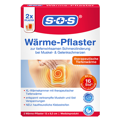 SOS WÄRME-Pflaster  2 St  Pflaster
