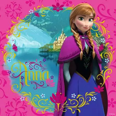 Kinderpuzzle ab 5 Jahren - Elsa, Anna & Olaf - 49 Teile