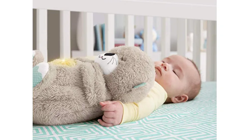Fisher-Price Schlummer-Otter, Plüsch-Tier Baby, Spieluhr, Kuscheltier
