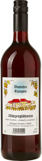 roter Glühwein süß 1,0 L - Weingut Schulze