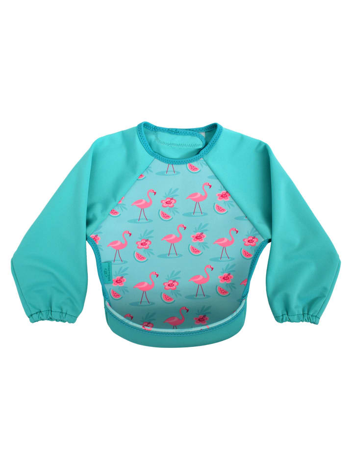 Bibetta Lätzchen mit Raglanärmeln Neopren-Lätzchen Flamingos günstig kaufen onesize