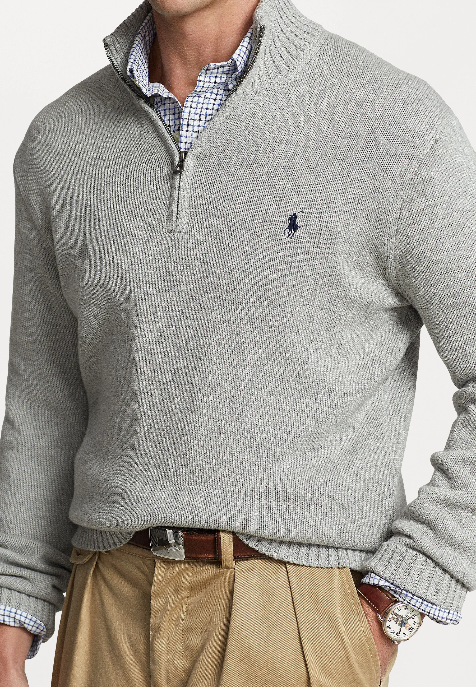 Jersey con cremallera de un cuarto de Polo Ralph Lauren - Suéter