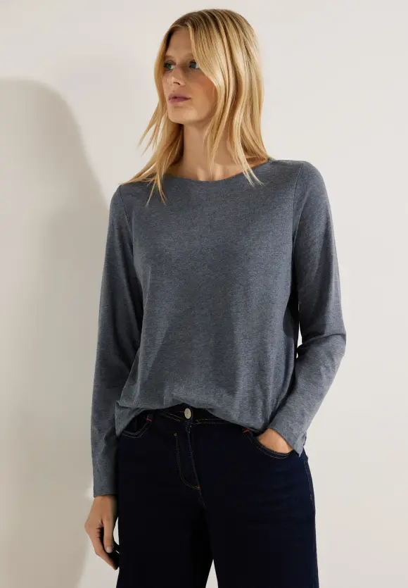 CECIL Langarmshirt mit Gummibund