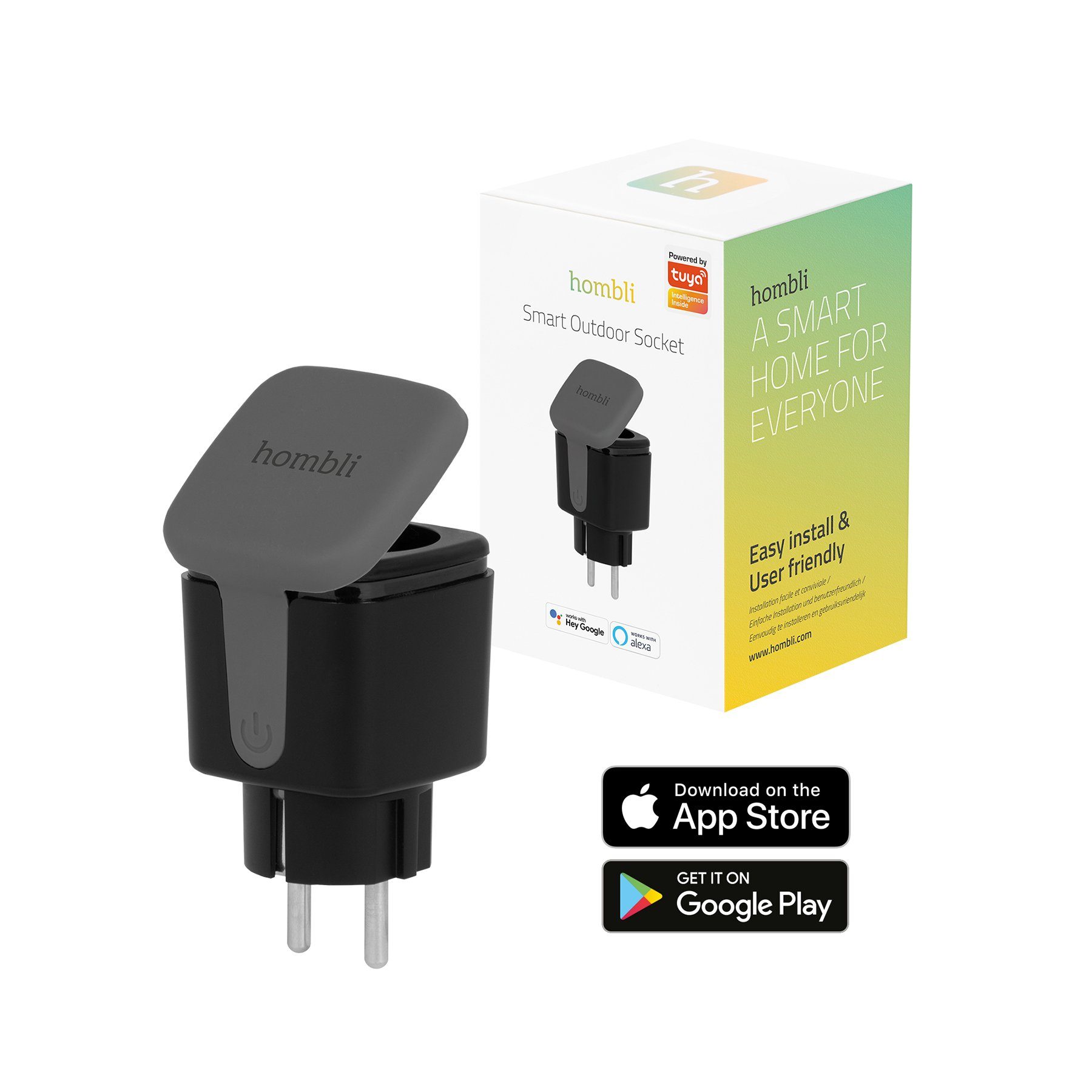 Hombli smarte outdoor Steckdose Smart-Home-Zubehör