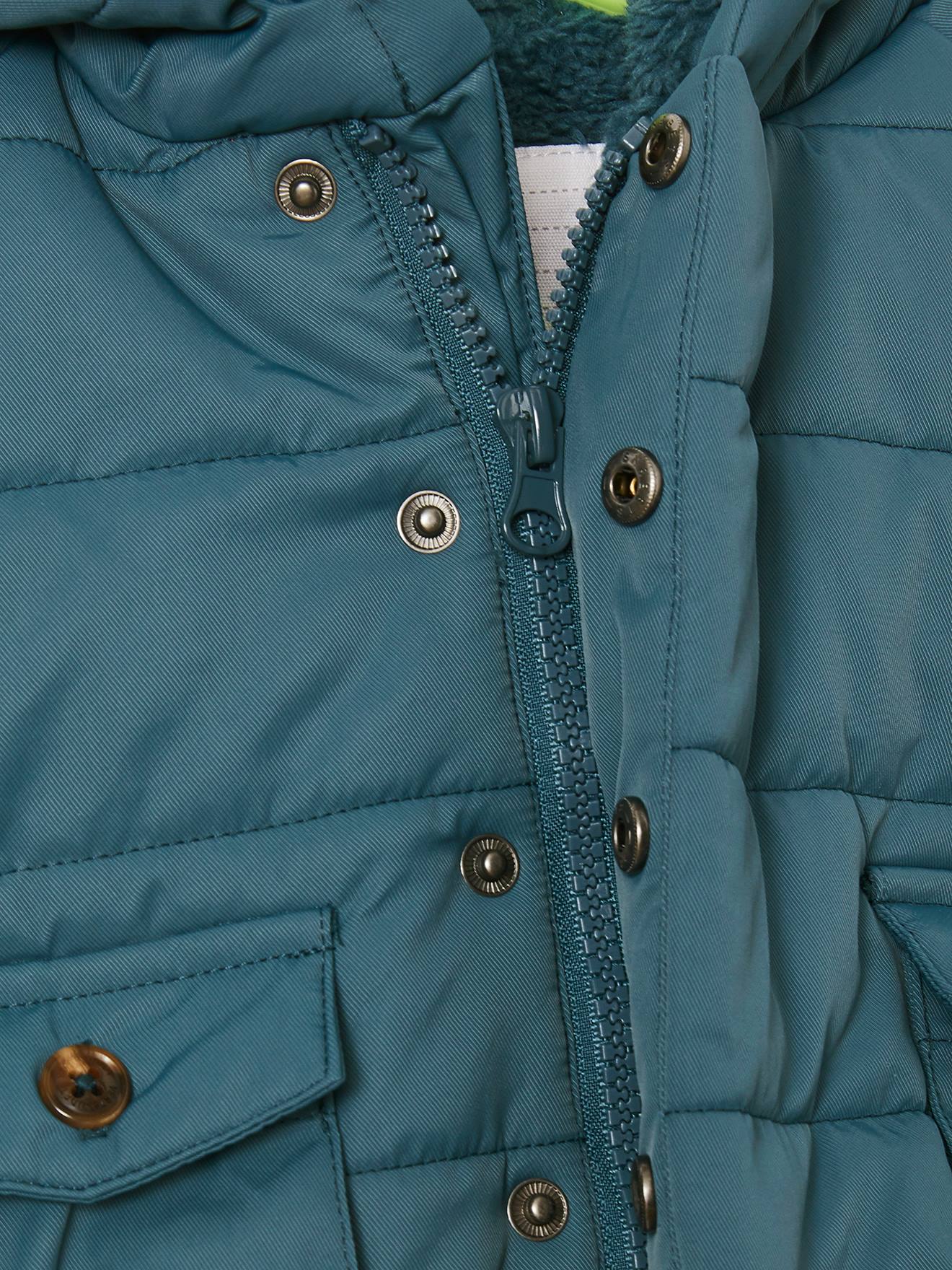 Doudoune bébé garçon bleu ardoise foncé