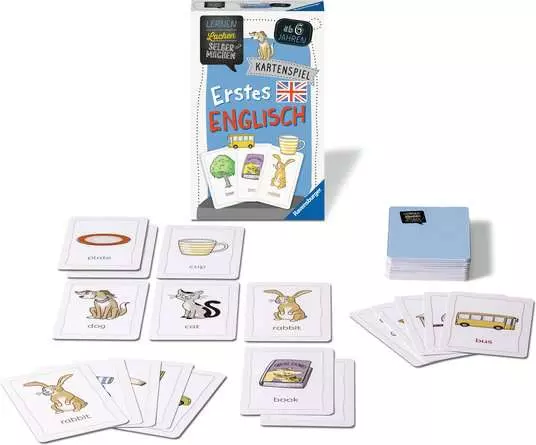 Erstes Englisch - Kartenspiel ab 6 Jahren