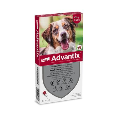 Advantix® 250 Spot-on für Hunde, von 10 bis 25 kg