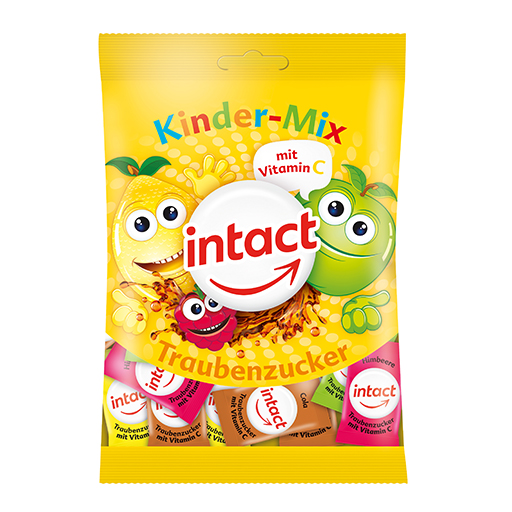 INTACT Traubenzucker Beutel Kinder-Mix Vitamin C  75 g  Bonbons