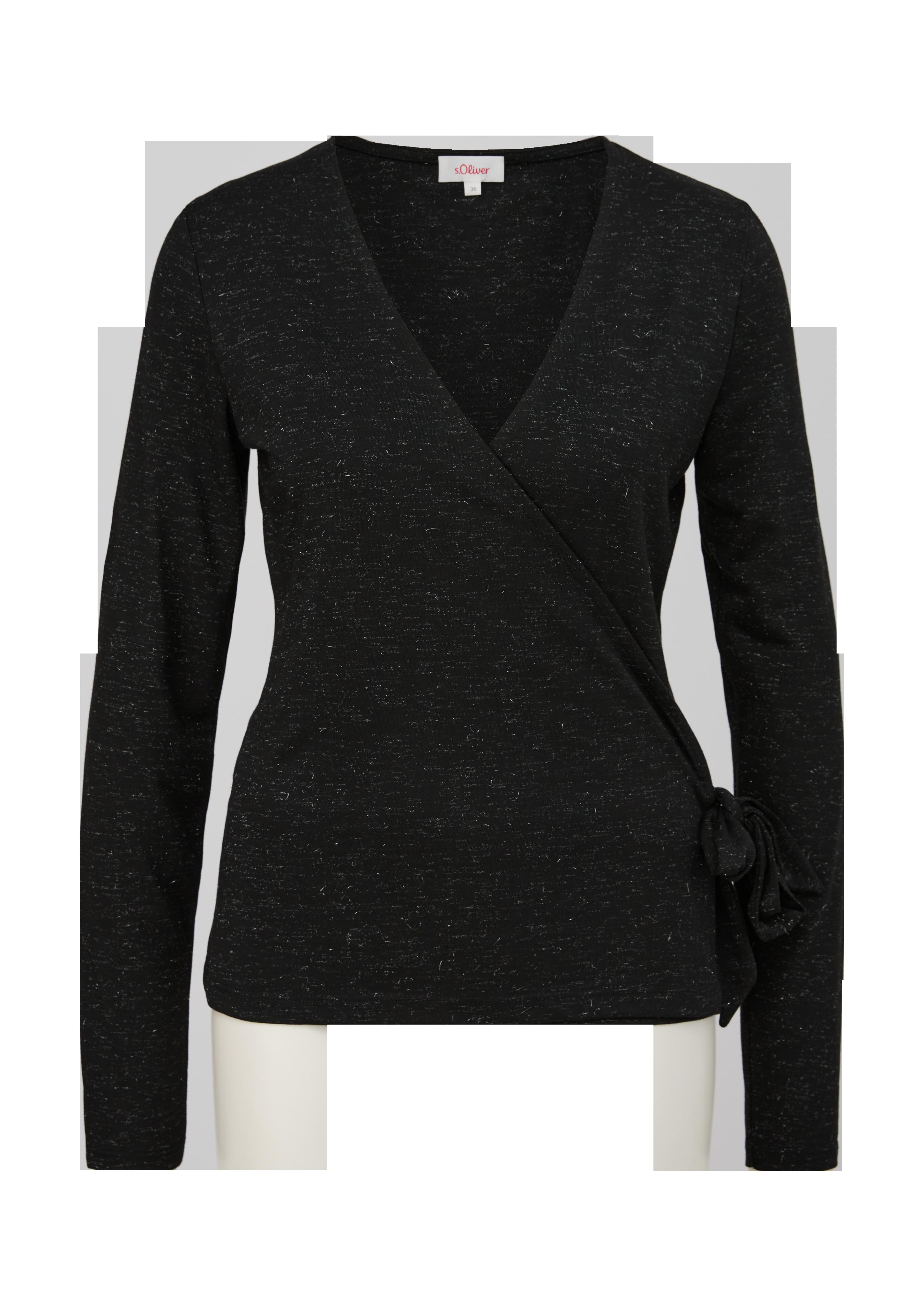 Longsleeve in Wickeloptik  2125956-9999