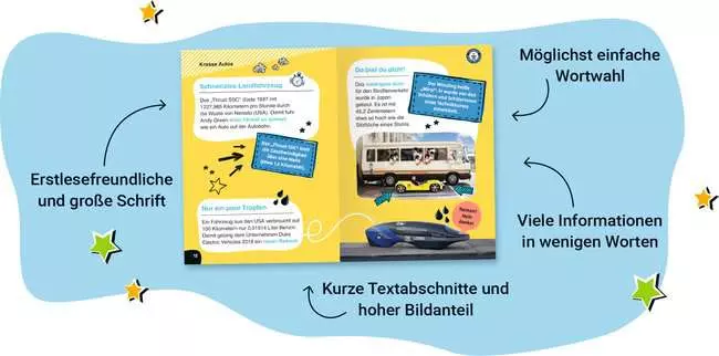 Ravensburger Guinness World Records für Erstleser - Fahrzeuge