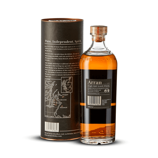 Arran The Port Cask Finish 50% + étui