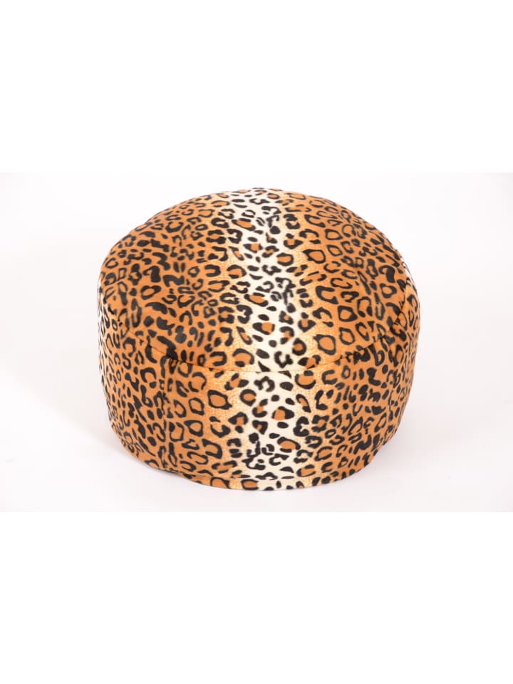 Linke Licardo Hocker Ø47/34 cm in Tierfelloptik in Gepardfell günstig kaufen onesize