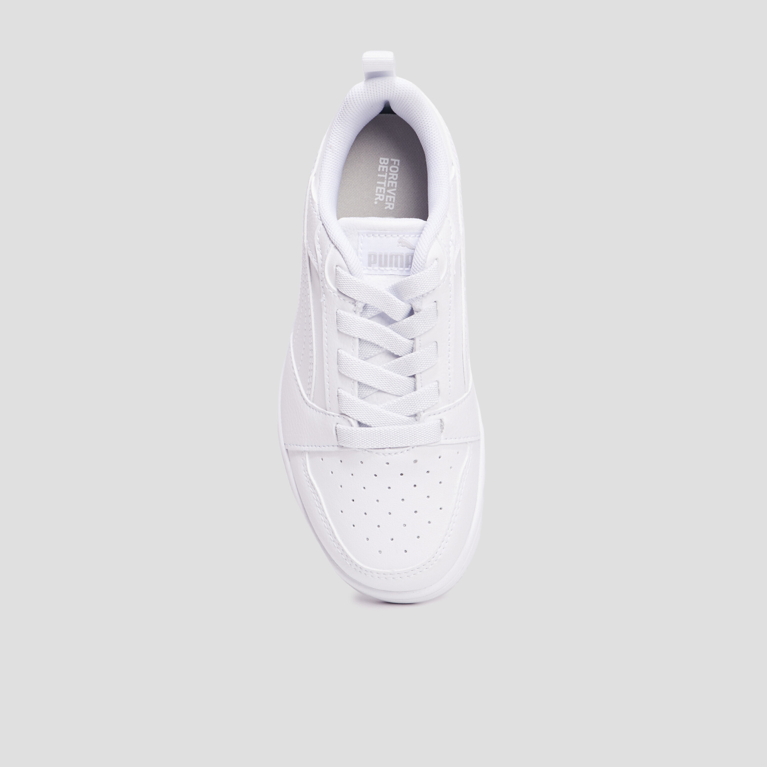 Tennis basses à lacets Puma Rebound Joy blanc fille | La Halle