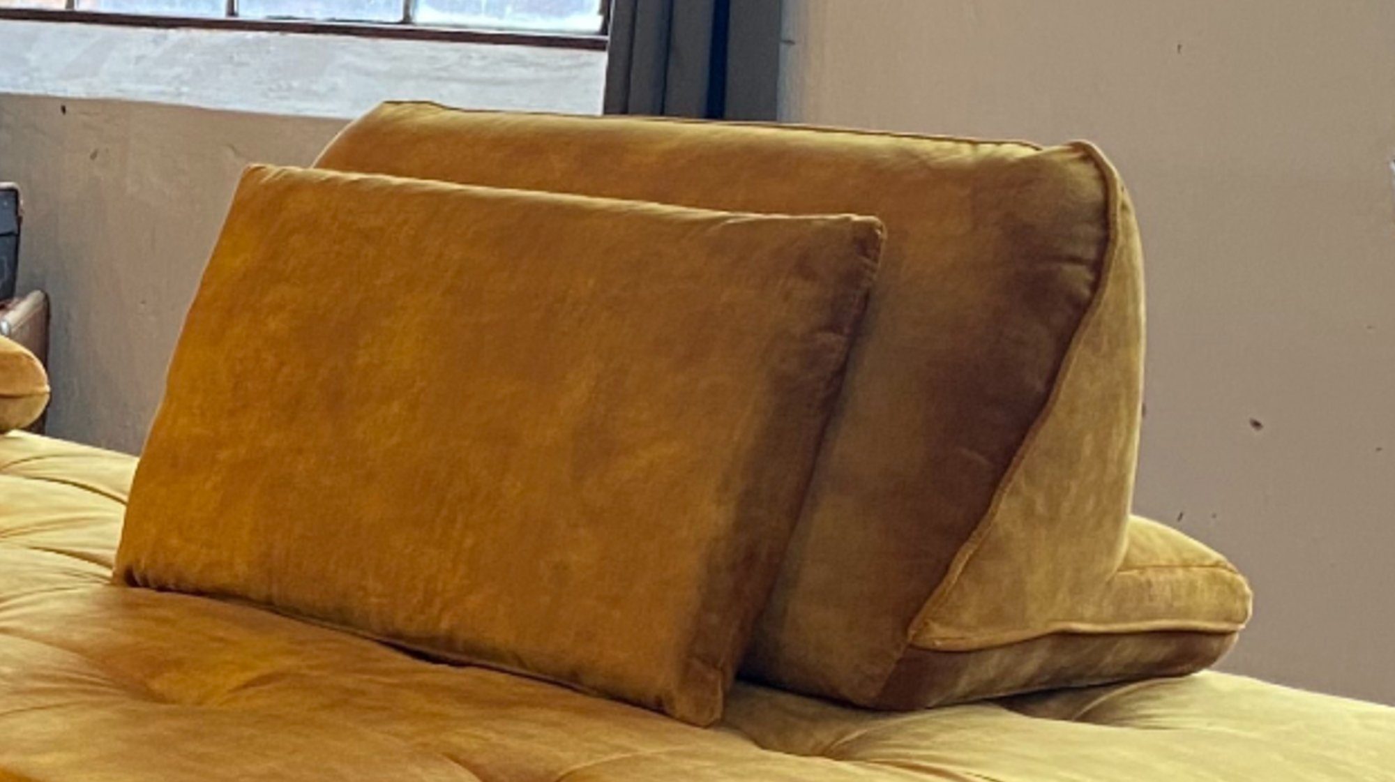 KAWOLA Dekokissen WIOLO, Rückenkissen Velvet verschiedene Farben