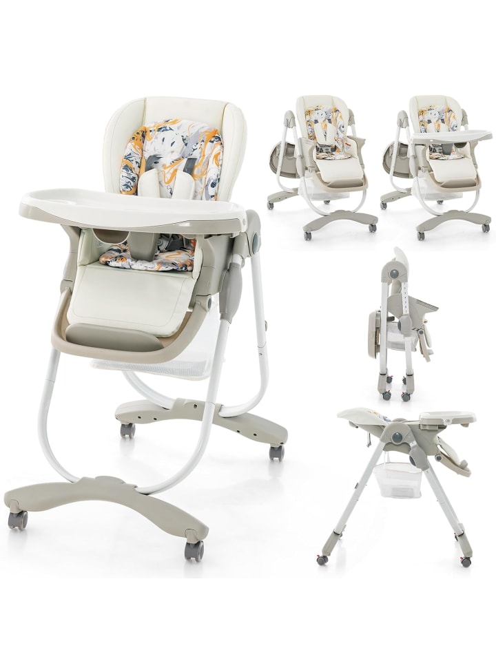 COSTWAY Hochstuhl für 6-36 Monate in Beige günstig kaufen onesize