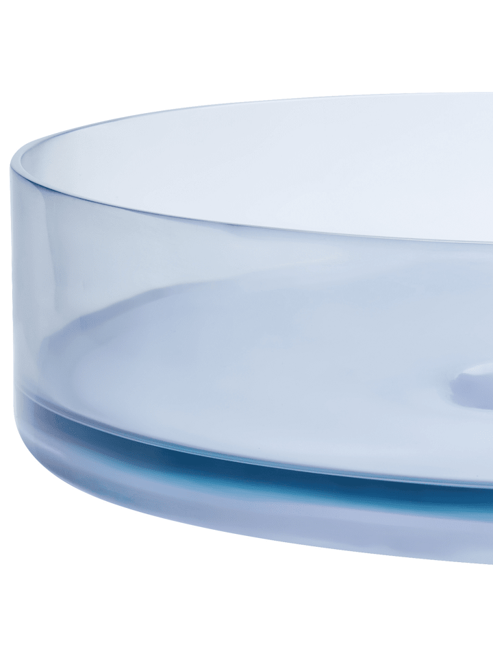Beliani Waschbecken TOLOSA in Transparent/Blau - (W) 36 x (H) 10 x (L) 36 cm günstig kaufen onesize