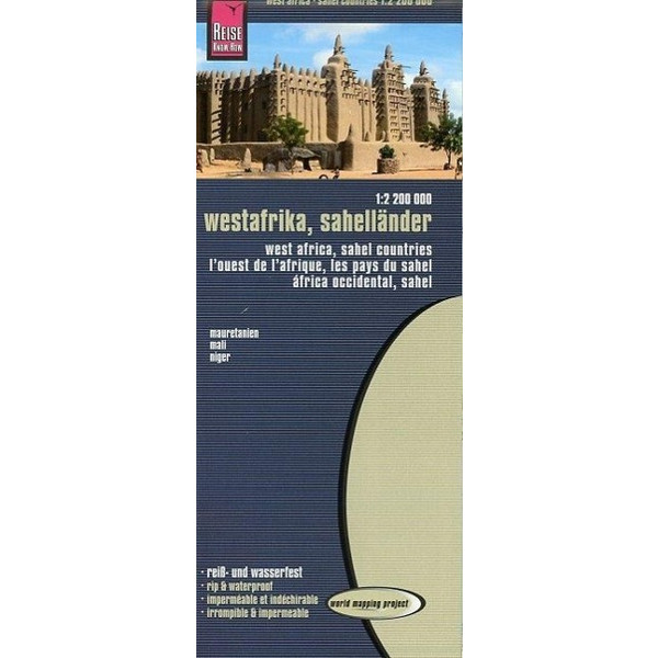 Westafrika - Sahel 1 : 2 200 000 - Straßenkarte