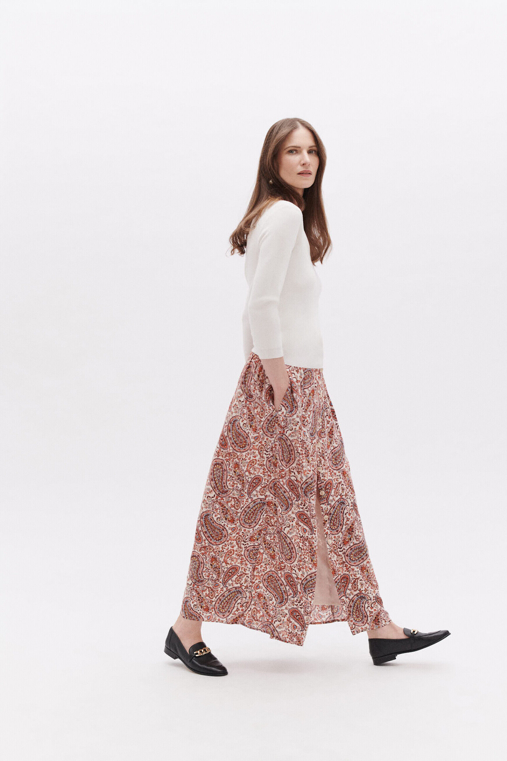 Jupe jalica camel femme