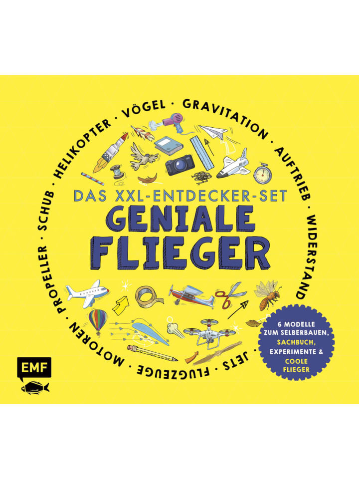 Michael Fischer Sachbuch - Das XXL-Entdecker-Set – Geniale Flieger: Mit 6 Modellen, 8-14 Jahre günstig kaufen onesize