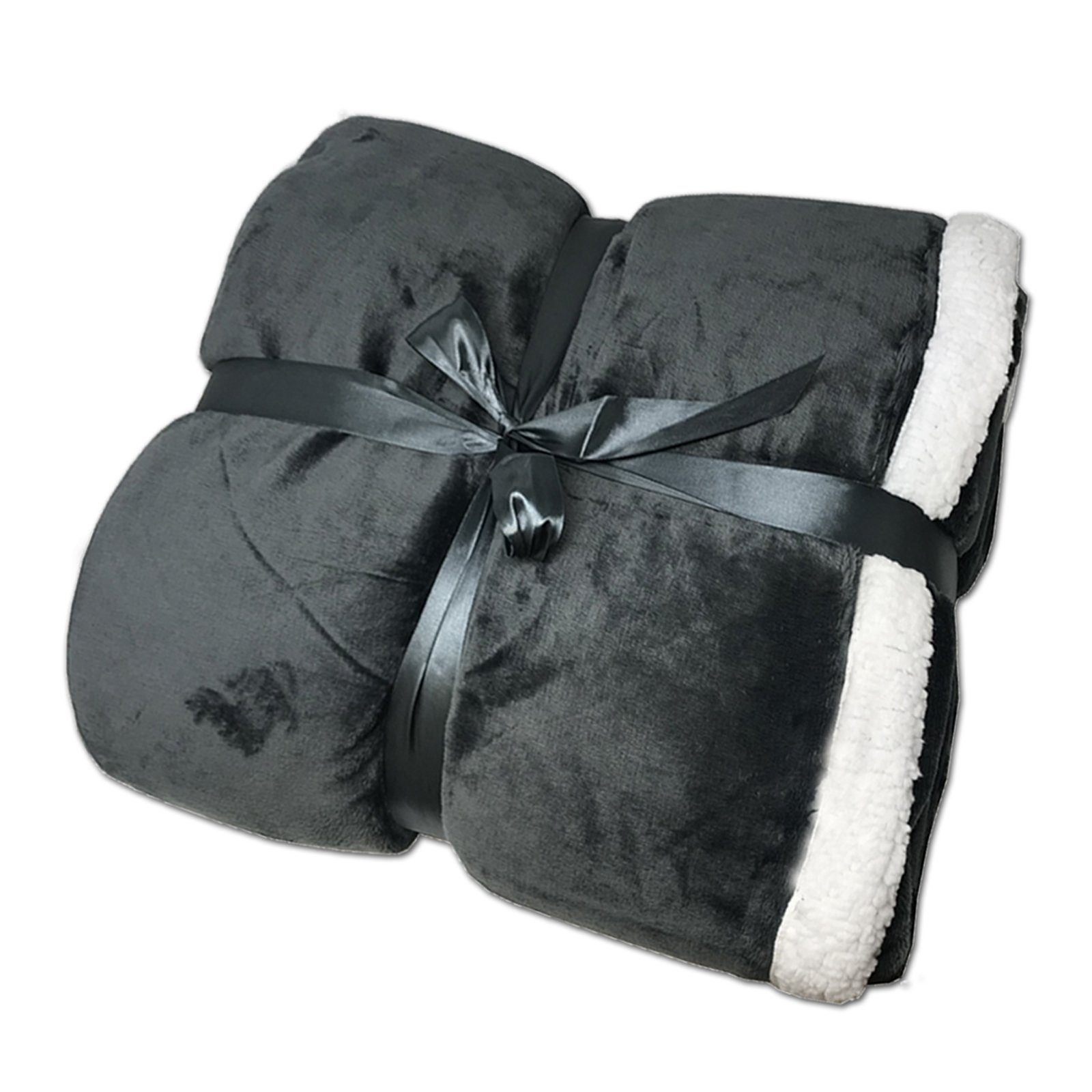 Wohndecke, JEMIDI, Kuscheldecke Sofa Decke - Lammfell Optik Sherpa Sofaüberwurf - Sofadecke Couchdecke Tagesdecke - warm schwer - Wohndecke Wendedecke