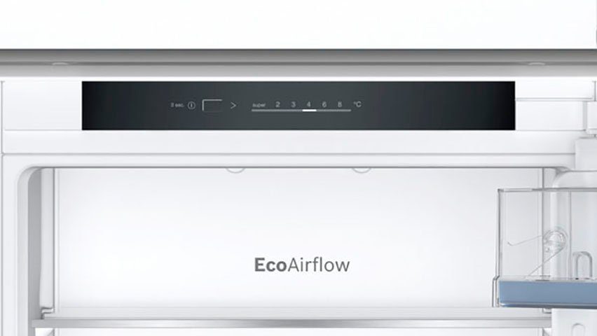 BOSCH Einbaukühlgefrierkombination Serie 4 KIV86VSE0, 177,2 cm hoch, 54,1 cm breit