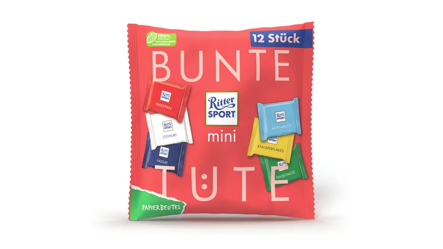 Ritter Sport Mini 9er Bunte Tüte 200 g