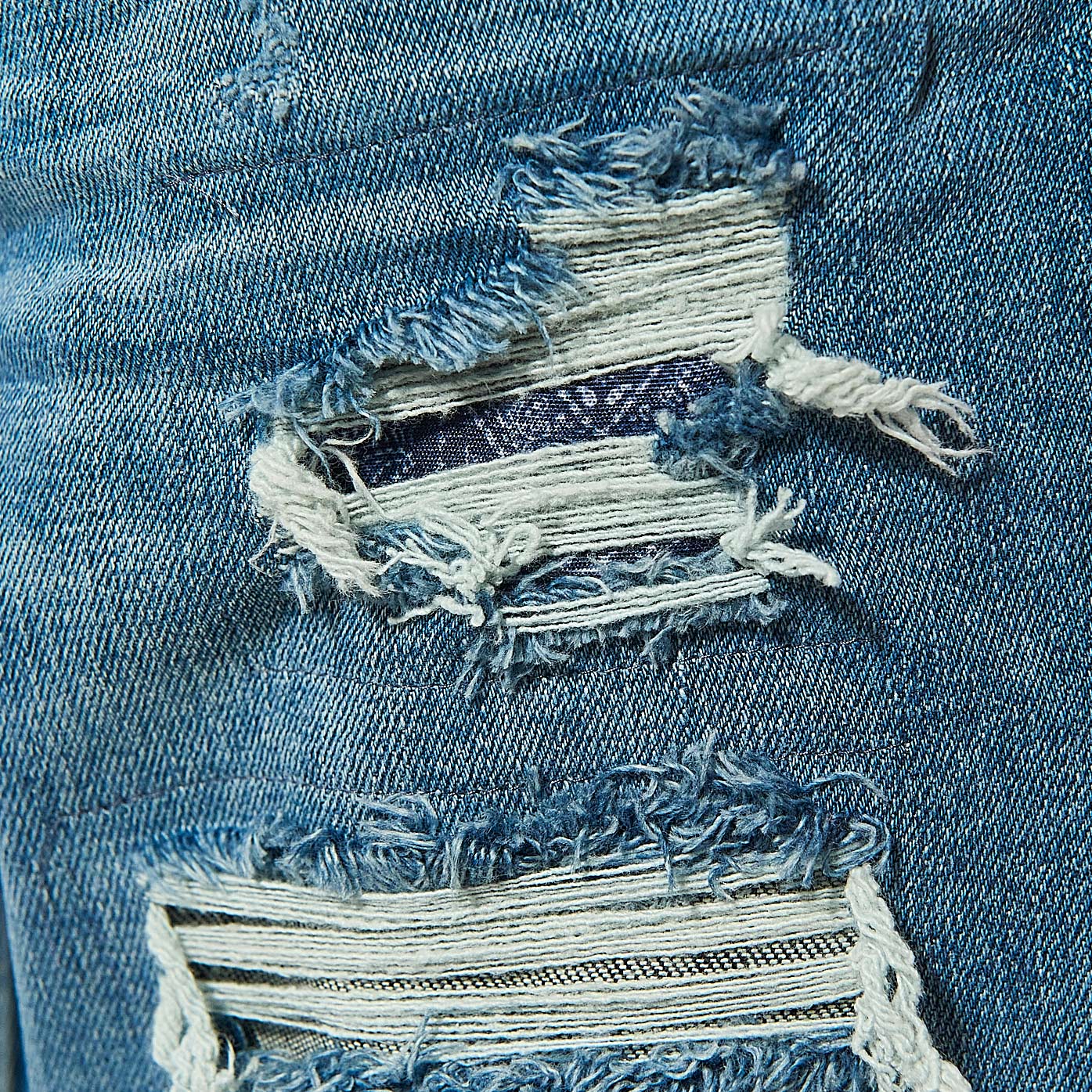 VITO   Bermuda straight en jean Homme