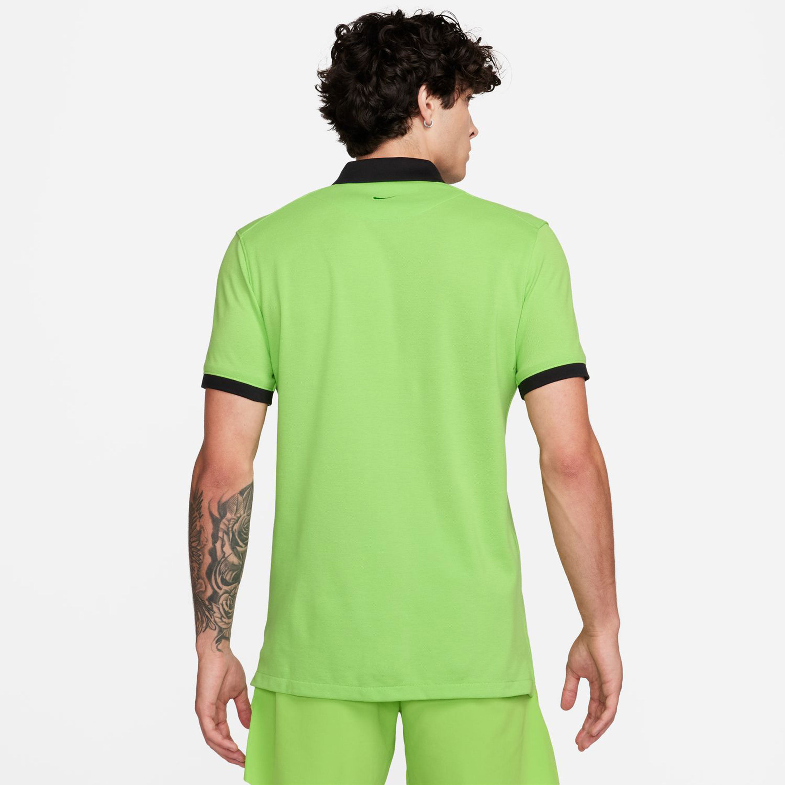 Dri-Fit RAFA Slim Polo Herren - Neongrün, Schwarz