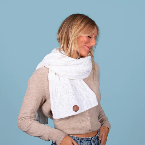 Appletini White - White Scarf