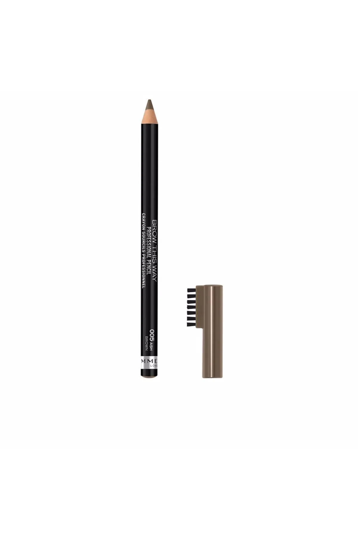 RIMMEL LONDON  Brow This Way Professioneller Bleistift #005-Aschbraun 1,41 Gr 1,41 g