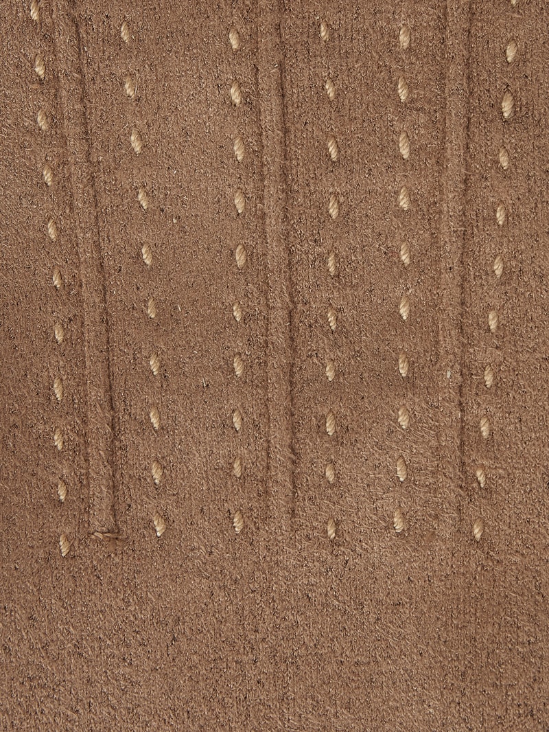 Touchscreen-Handschuhe in Veloursleder-Optik in taupe