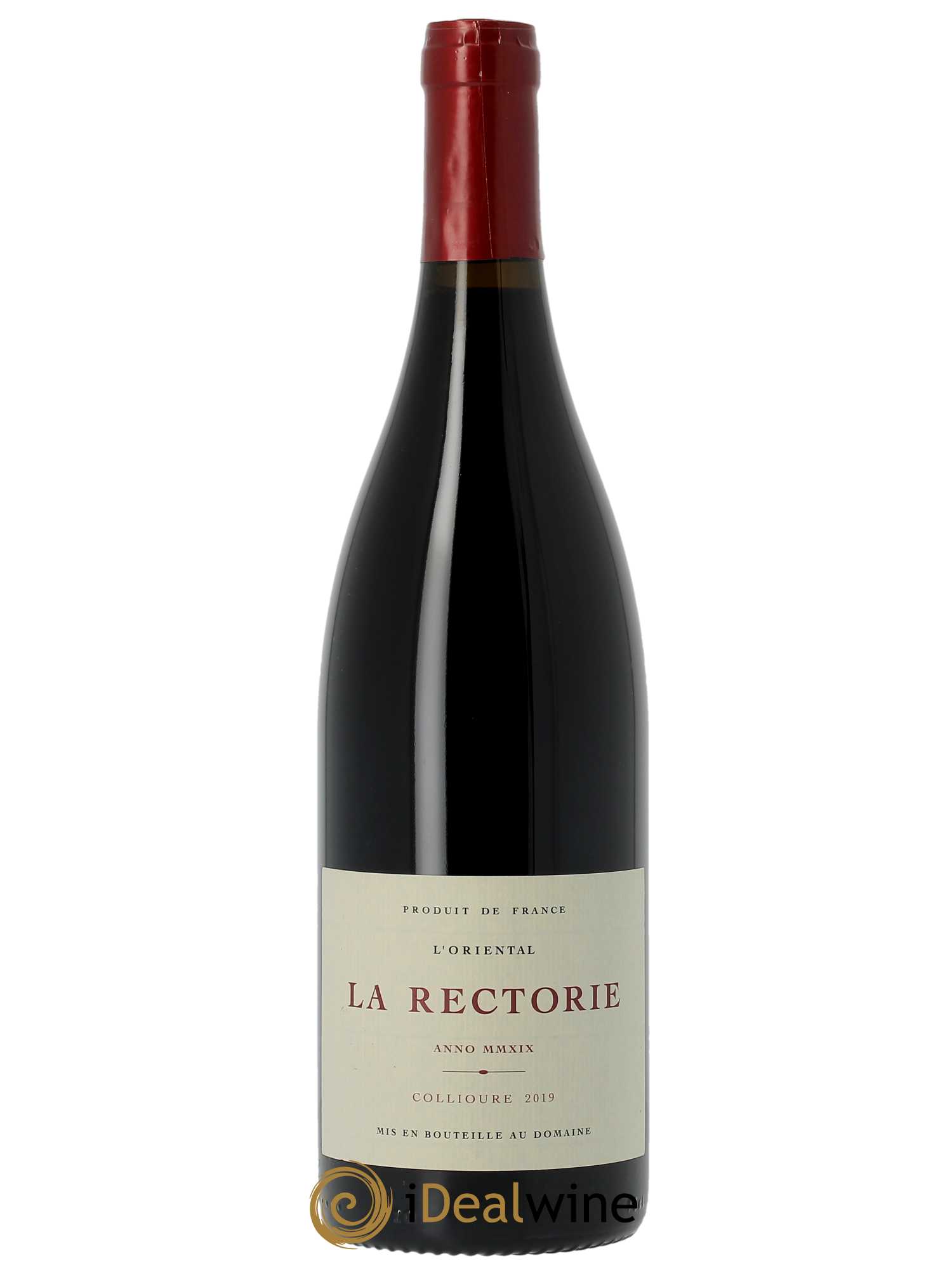 Collioure La Rectorie (Domaine de) Oriental Thierry et Jean Emmanuel Parcé  2019 - Lot de 1 Bouteille