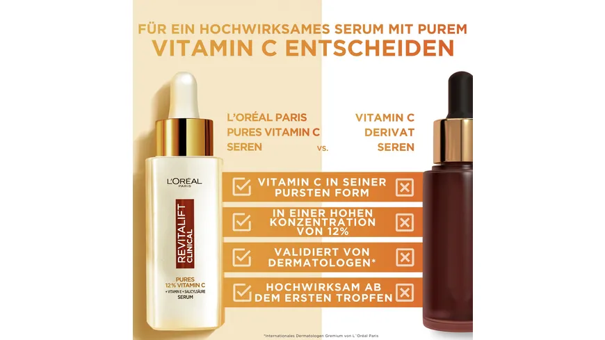 L'Oréal Paris RevitaLift Vitamin C Serum 30 ml