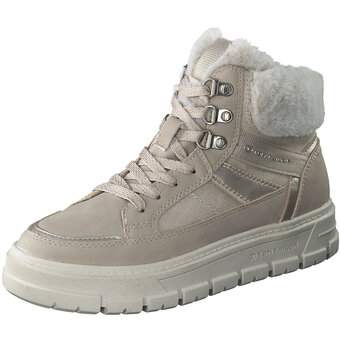 Tom Tailor Sneaker Bootie in beige